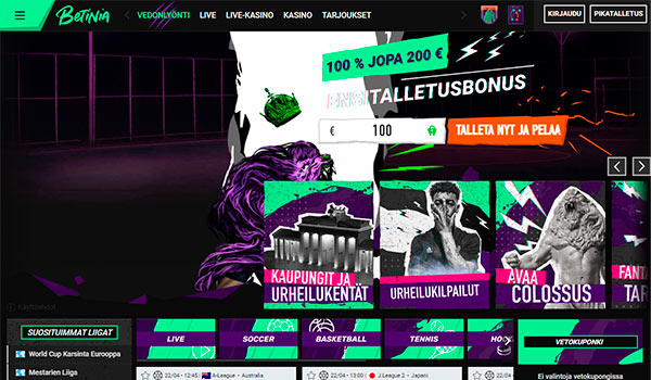 Betinia etusivu