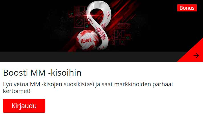 iBet boosti mm-kisoihin