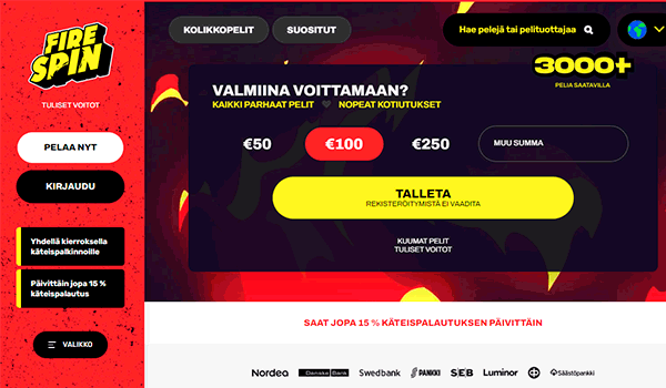 FireSpin aulakuva