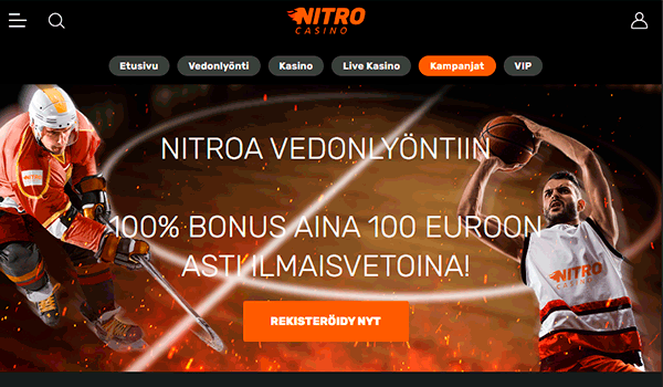 nitro ensitalletusbonus 2023