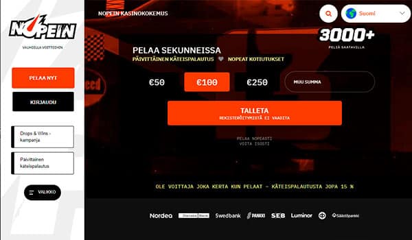 Nopein casino aula