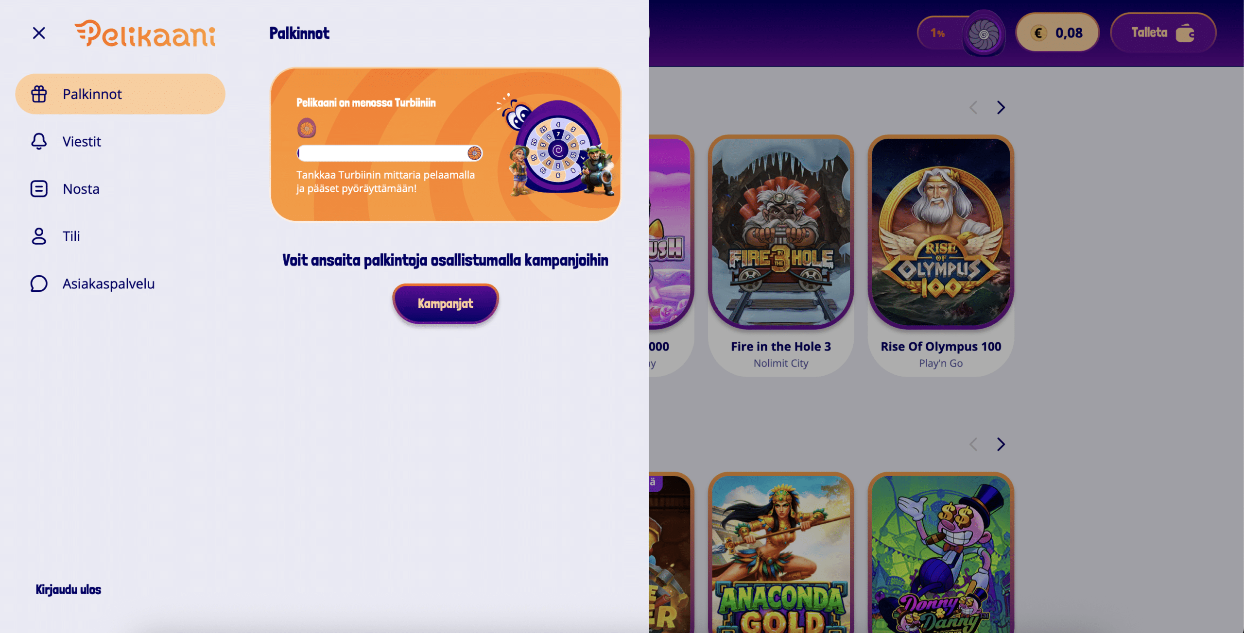 Top 10 nettikasinot pelikaani