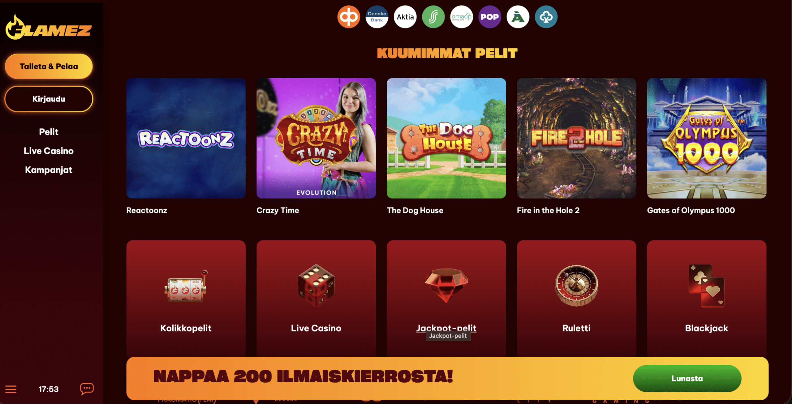 Flamez casino arvostelu