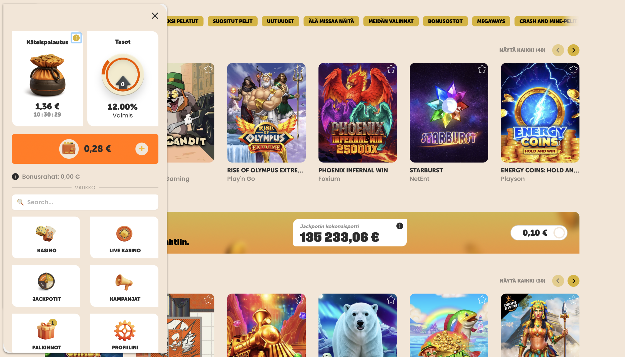 Tykitys top 10 nettikasinot