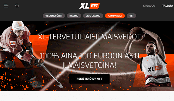 XLbet bonus vedonlyönti